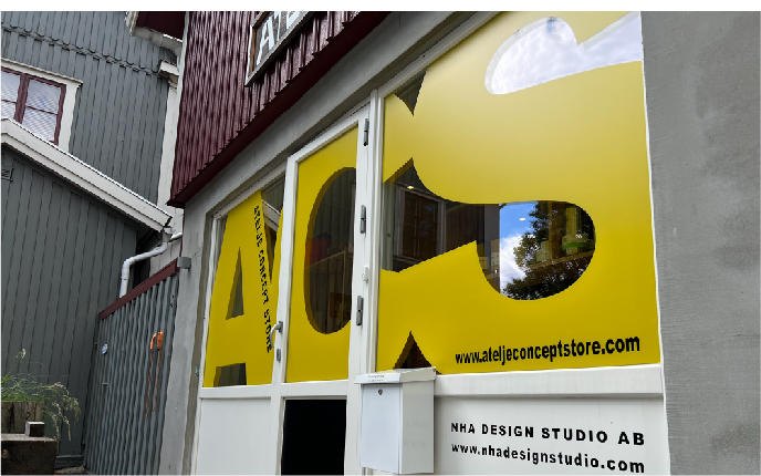 foliedekor på fönster